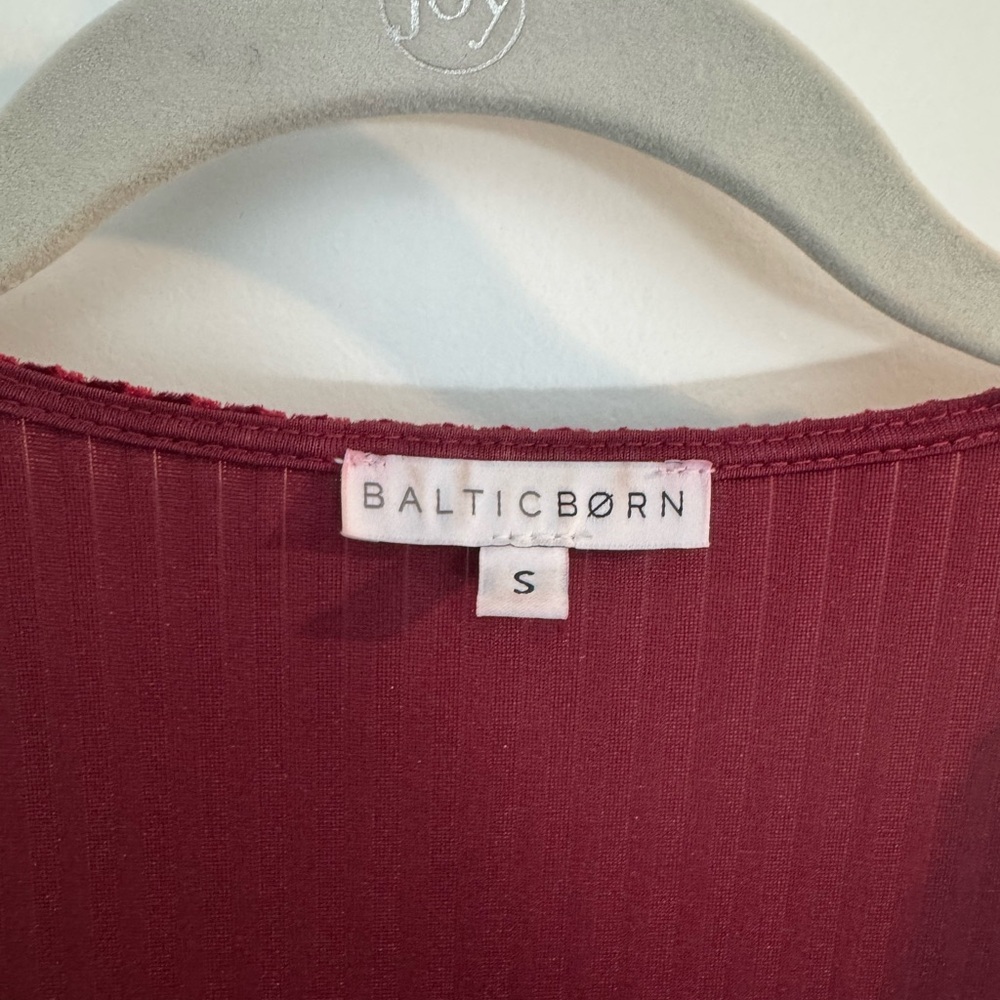 Baltic Born Burgundy Velvet Dress